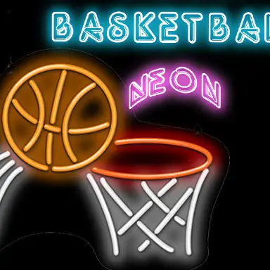 Swipe Basketball Neon game