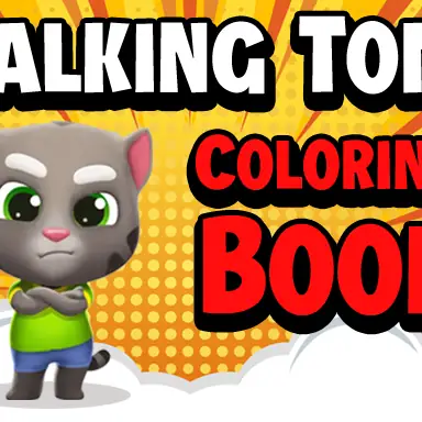 Talking Tom Coloring Books oyunu