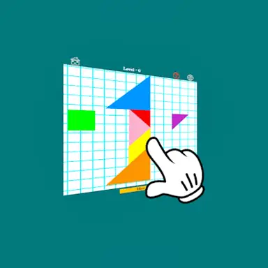 Tangram Puzzle Guess the Number game