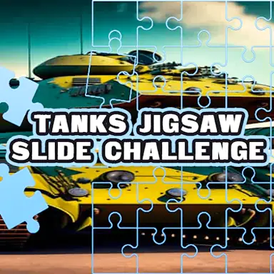 Tanks Jigsaw Slide Challenge game