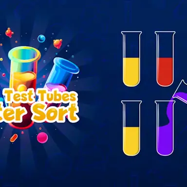 Test Tubes. Water Sort oyunu