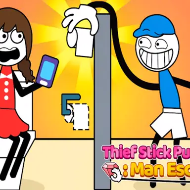Thief Stick Puzzle Man Escape oyunu