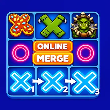 Tic Tac Toe Merge game