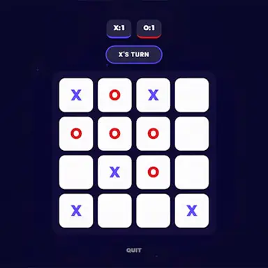 Tic Tac Toe Pro - Multiplayer & Challenge oyunu