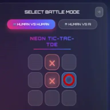 Tic tac toe   with AI and multiplayer oyunu