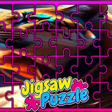 Tiger Jigsaw Image Challenge oyunu