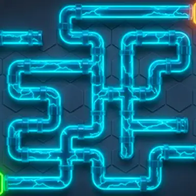 Tile Escape - Connect the Pipes oyunu