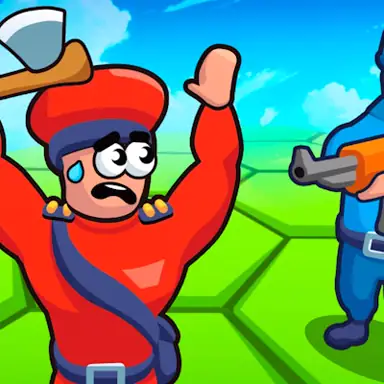 Tile Hex World Red vs Blue game