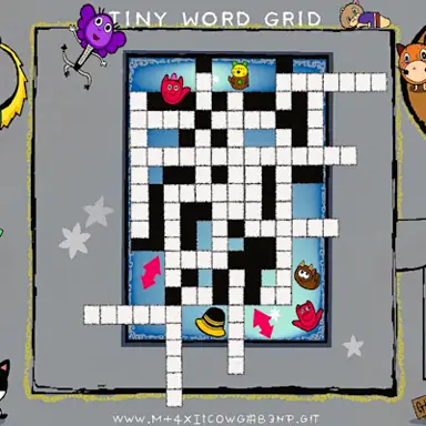 Tiny Word Grid game