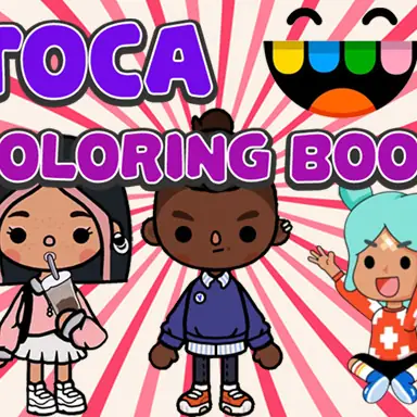 Toca Life Coloring Book oyunu