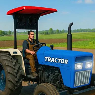 Tractor Parking And Driving Game oyunu