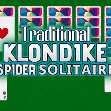 Traditional Klondike Spider Solitaire game
