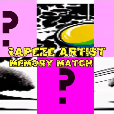 Trapeze artist Memory Match game