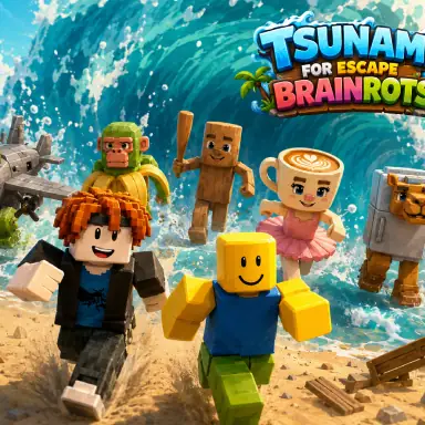 Tsunami For Escape Brainrots oyunu