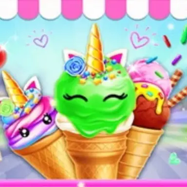 Unicorn Ice Cream Cone Maker game