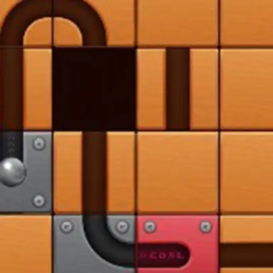 Unroll Ball Slide Puzzle game