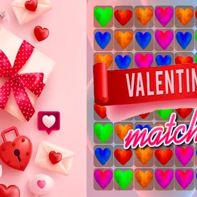 Valentine's Match 3 oyunu