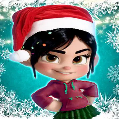 Vanellope Von Schweetz Christmas Dress Up oyunu