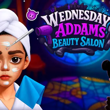 Wednesday Addams Beauty Salon oyunu