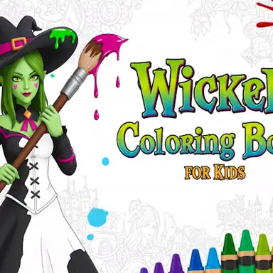 Wicked Coloring Book for Kids oyunu