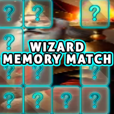 Wizard Memory Match oyunu