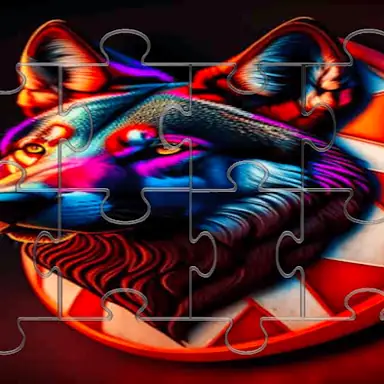 Wolf Tile Block Puzzle game