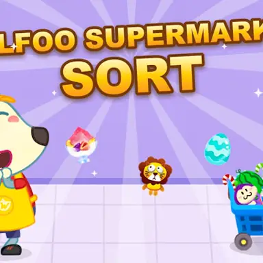 Wolfoo Supermarket Sort oyunu