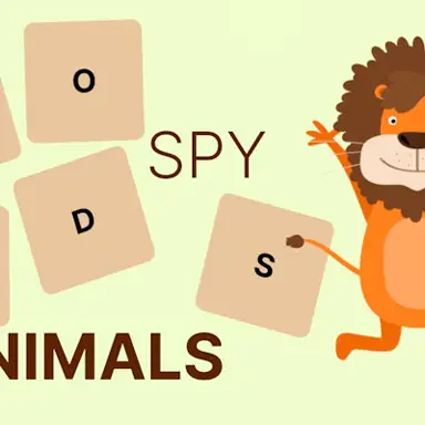 Words Spy. Animals game