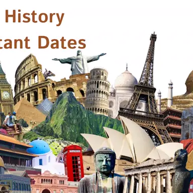 World History Important Dates game