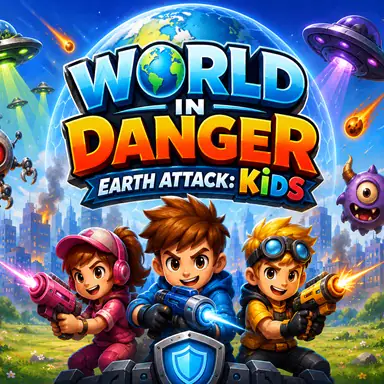 World in Danger   Earth Attack Kids oyunu