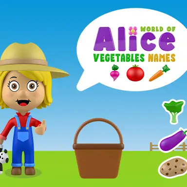 World of Alice   Vegetables Names oyunu