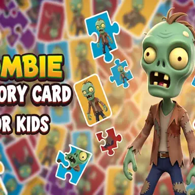 Zombie Memory Card for Kids oyunu