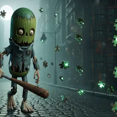 Zombie Tung Tung Sahur Jigsaw Puzzle oyunu